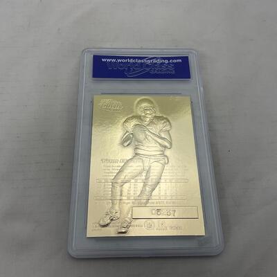 -24- FOOTBALL | 2000 FLEER Ultra 23KT Gold Tom Brady | Gem MT 10 | WCG