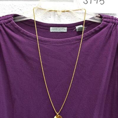Women's Purple Dress Ensemble