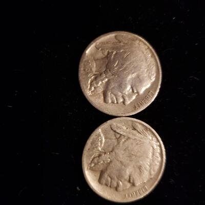 Buffalo Nickel 1916-D, 1918-D lot of 2 coins