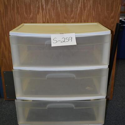 3 Drawer Storage Bin