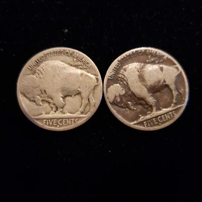 Buffalo Nickel 1914-D lot of 2 coins