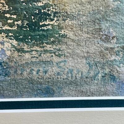 Early Birger Sandzen Original Watercolor Painting! Rare estate find