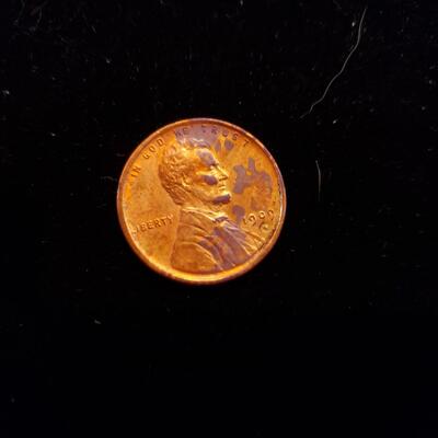 Lincoln Cent 1909-S unc details with solder marks
