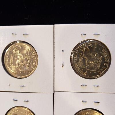 Susan B Anthony Dollars - lot of 6 coins