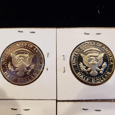 Kennedy Halves Proofs - lot of 4 coins