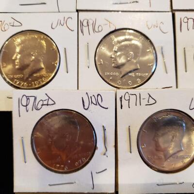 Kennedy Halves - lot of 23