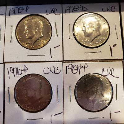 Kennedy Halves - lot of 23