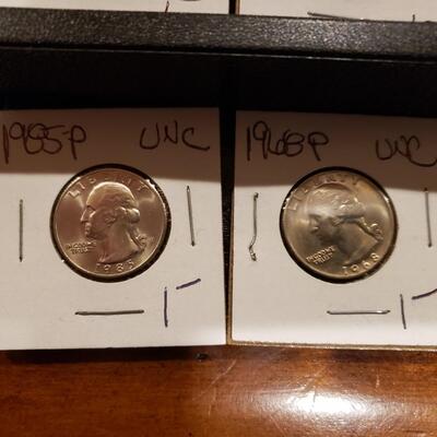 Washington Quarters UNC - lot of 33 coins