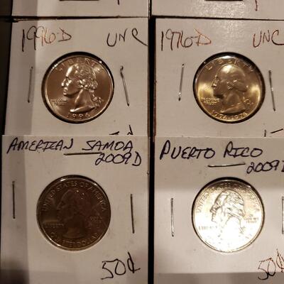 Washington Quarters UNC - lot of 33 coins