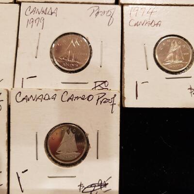 Washington Statehood Quarters Proofs - lot of 18 coins