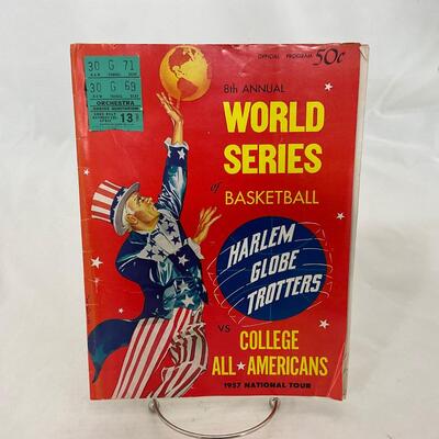 -34- BASKETBALL | 1957 Harlem Globe Trotter Vs College All American Program