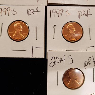 Lincoln Cents Proofs - lot of 18 coins