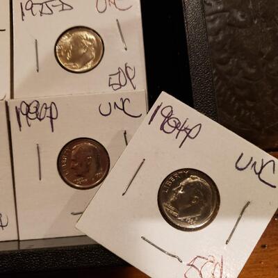 Roosevelt Dimes - UNCs - lot of 30 coins