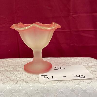 Vintage glass compote