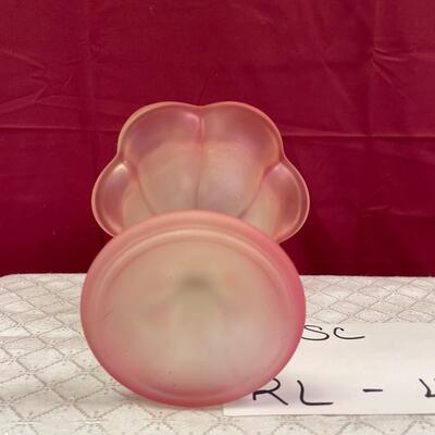 Vintage glass compote