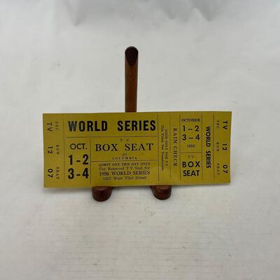 -40- BASEBALL | 1958 World Series Promo Ticket