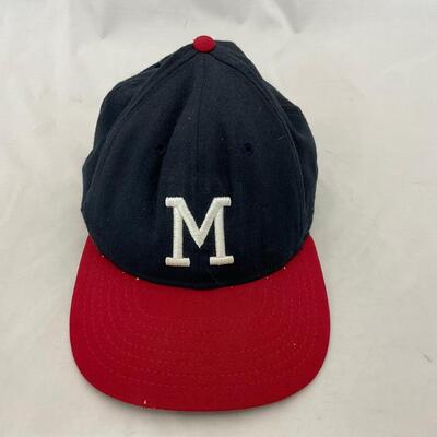 -46- BASEBALL | Vintage Roman Pro Milwaukee Braves Baseball Hat