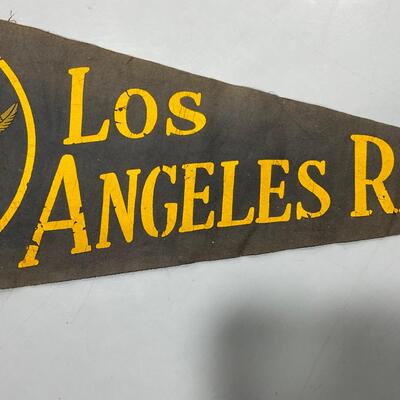 -55- FOOTBALL | 1940s Los Angeles Rams Full Sized Pennant