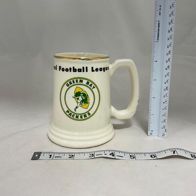 -57- FOOTBALL | Vintage 1950â€™s Green Bay Packers Stein