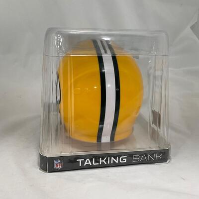 -60- FOOTBALL | New In Box Green Bay Packers Helmet Bank