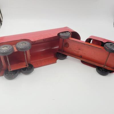 VINTAGE BUDDY L TANKER (REPAINTED)