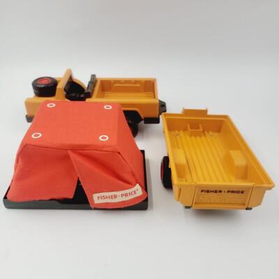 FISHER PRICE ADVENTURE SAFARI VEHICLE & ALL ACCESORIES