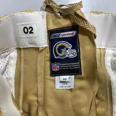 -75- FOOTBALL | 2002 Team Issued Rams NFL FootBall Pants