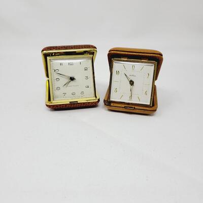 WESTCLOCK & SETH THOMAS VINTAGE TRAVEL CLOCK BUNDLE
