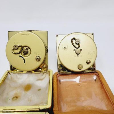 WESTCLOCK & SETH THOMAS VINTAGE TRAVEL CLOCK BUNDLE