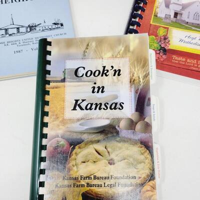 KANSAS PLACES BUNDLE OF COOKBOOKS