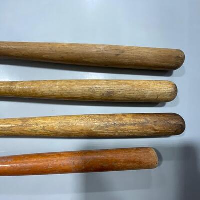 -83- BASEBALL | Four Vintage Wood Bats