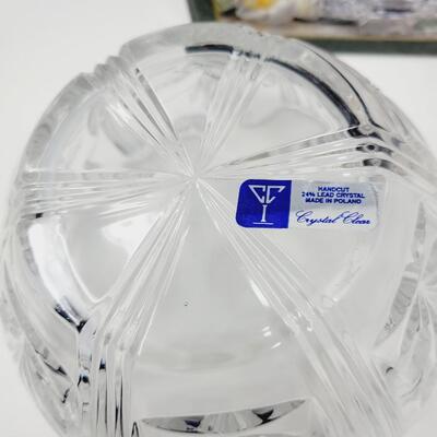 CRYSTAL CLEAR SIGNATURES LEAD CRYSTAL 8" BOWL