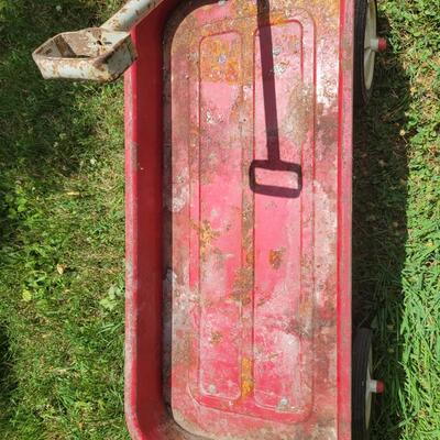 VINTAGE RADIO FLYER 90 RED WAGON