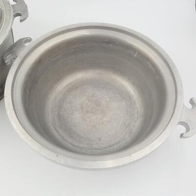 VINTAGE GUARDIAN CAST ALUMINUM ROUND CASSEROLE COOKING DISHES