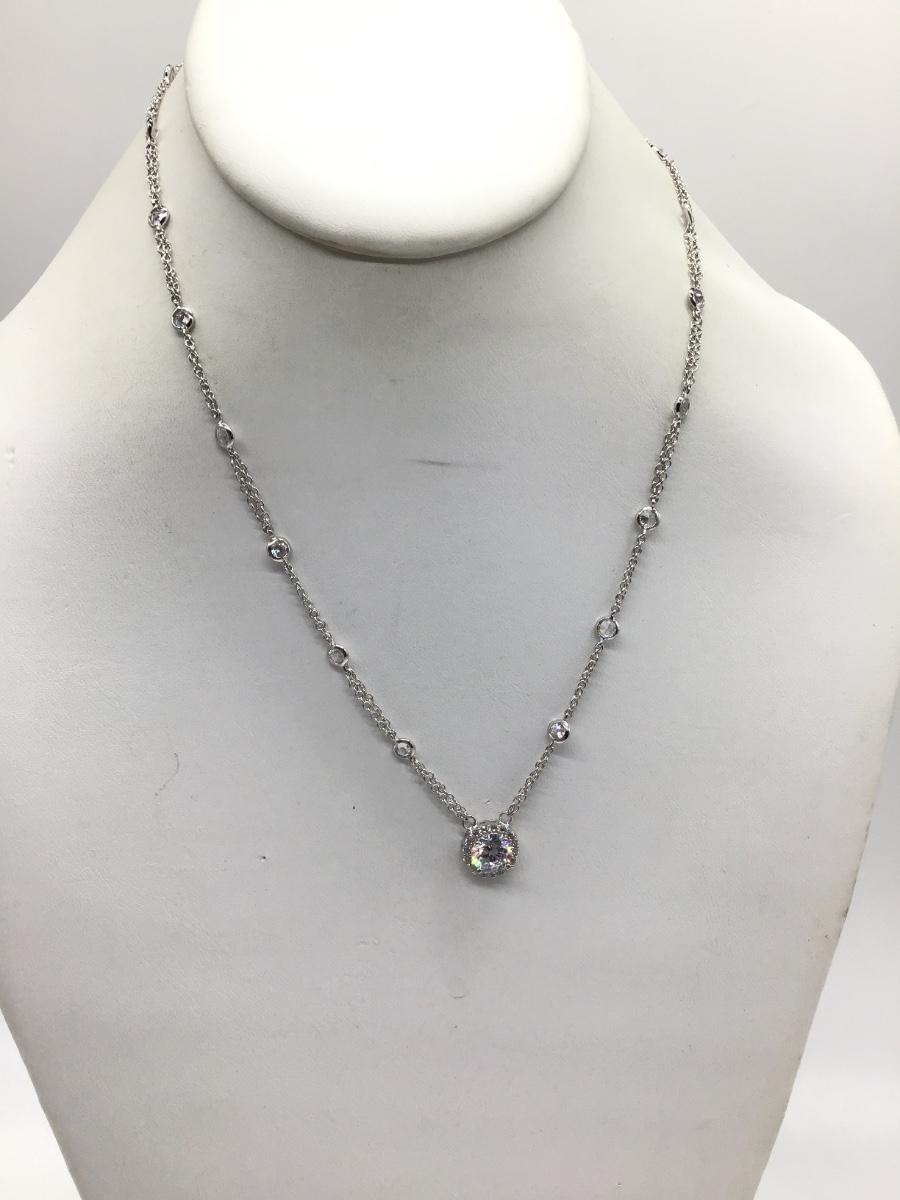 Beautiful Elanza Silver 925 Necklace With Pendant | EstateSales.org