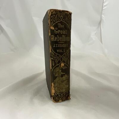 -100- MILITARY | 1863 The Rebellion Civil War First Edition Book