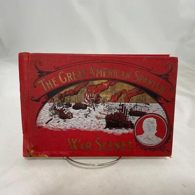 -103- MILITARY | 1898 The Great American Spanish War Scenes Book
