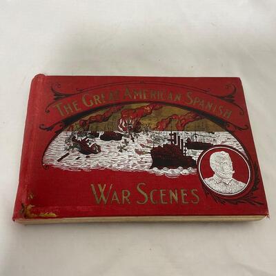-103- MILITARY | 1898 The Great American Spanish War Scenes Book