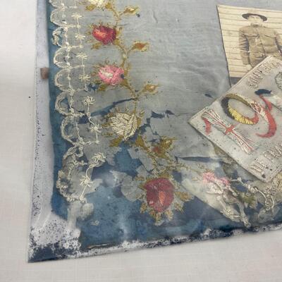 -104- MILITARY | World War Books, Photograph, and Souvenir Silk