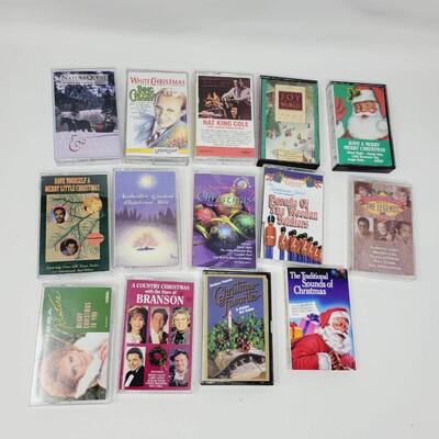 RANDOM CHRISTMAS TAPE BUNDLE 14 PC