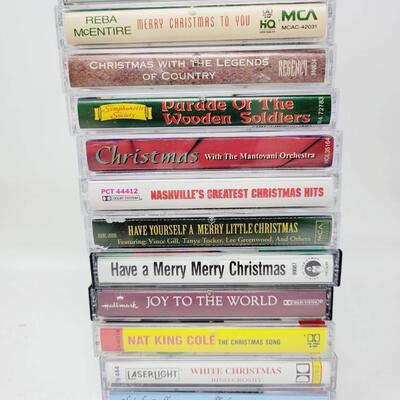 RANDOM CHRISTMAS TAPE BUNDLE 14 PC