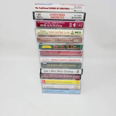 RANDOM CHRISTMAS TAPE BUNDLE 14 PC