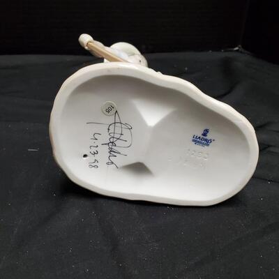 LLADRO  -  Wheelbarrow Flowers, Little Gardner Boy   Signed, Numbered