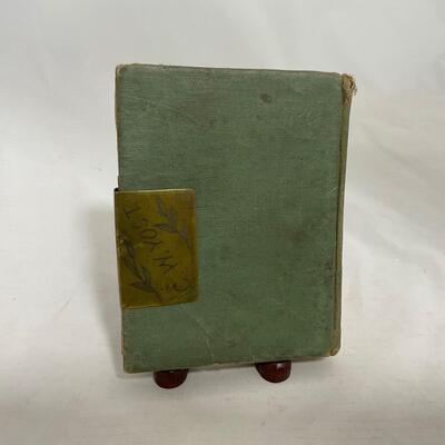 -105- MILITARY | 1917 US Army Infantry Book with Trench Art Book Clip