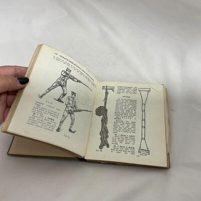 -105- MILITARY | 1917 US Army Infantry Book with Trench Art Book Clip