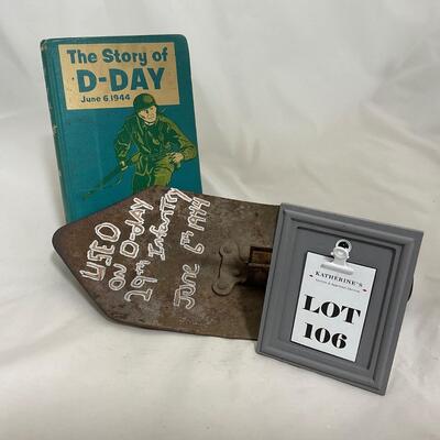 -106- MILITARY | The Story of D-Day Book and Shovel