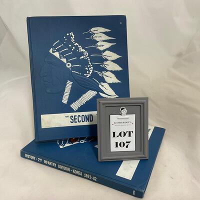 -107- MILITARY | Set of Two Korean War 2nd Infantry Division Books