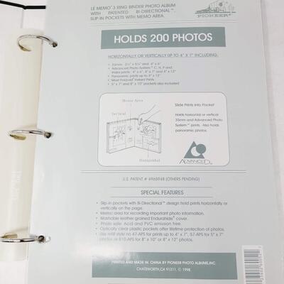 LEMEMO REFILLABLE PHOTO ALBUMS - NEW