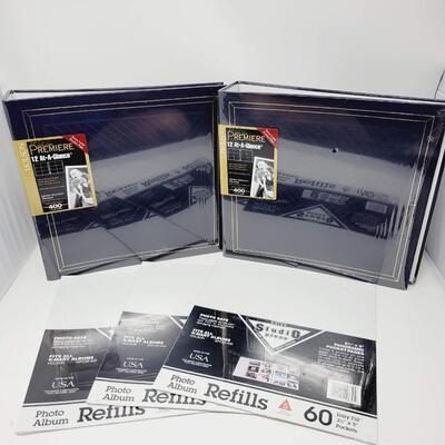 PREMIERE REFILLABLE PHOTO ALBUMS W/ EXTRAS - NEW