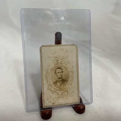 -109- HISTORY | Civil War Era Abe Lincoln Trade Advertising